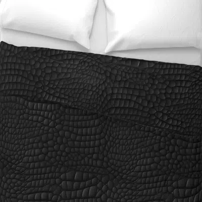 Spoonflower Crocodile Texture Reptile Skin 2 Atl 1101 Wide Cotton Sateen 3.5 oz 26" X 20" Standard Knife Edge