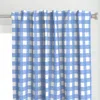 Spoonflower Cross Hatch Plaid Light Curtain Panel