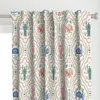 Spoonflower Crustacean Core Pretty Curtain Panel