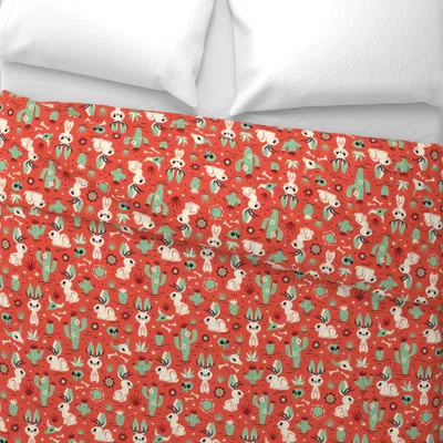 Spoonflower Cryptid Cuties The Jackalope Wide Cotton Sateen 3.5 oz 26" X 20" Standard Knife Edge