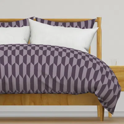 Spoonflower Crystal Geometric Demain Duvet Cover