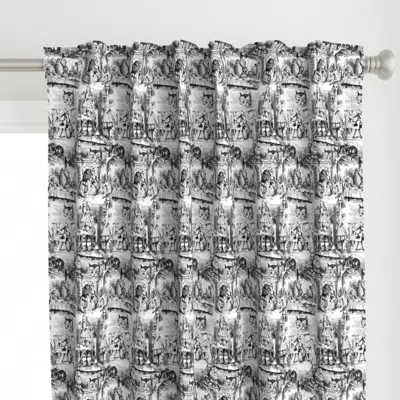 Spoonflower Curiouser And Curiouser Curtain Panel