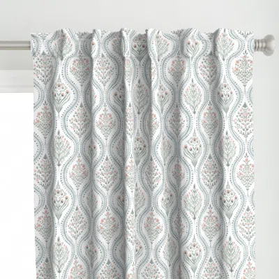 Spoonflower Custom Anna On White Curtain Panel