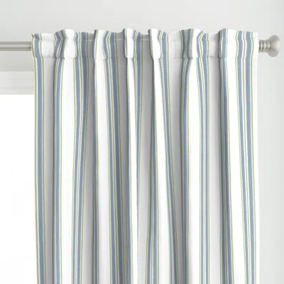 Spoonflower Custom Bethany Blue And Curtain Panel