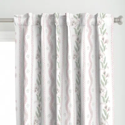 Spoonflower Custom Emma F6d5d6 And Curtain Panel