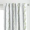 Spoonflower Custom Emma Stripe- Tan Curtain Panel