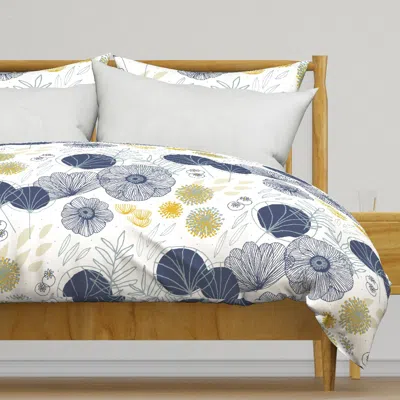 Spoonflower Custom Fabric - Spring Floral Duvet Cover