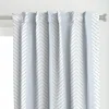 Spoonflower Custom Laurel Leaf Stripe Curtain Panel