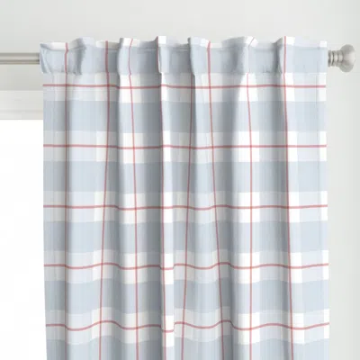 Spoonflower Custom Lyssa Real Red And Curtain Panel