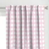 Spoonflower Custom Pink On White Curtain Panel