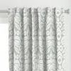 Spoonflower Custom Soft Blue And Tree Curtain Panel