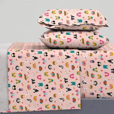 Spoonflower Cute Dog Breeds Full Sheet Set