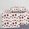 Spoonflower Cute Ladybug Pattern Twin Sheet Set
