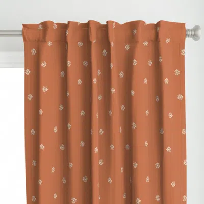 Spoonflower Cute Small Organic Tossed Curtain Panel