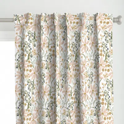 Spoonflower Daisy Dreams-jumbo Curtain Panel