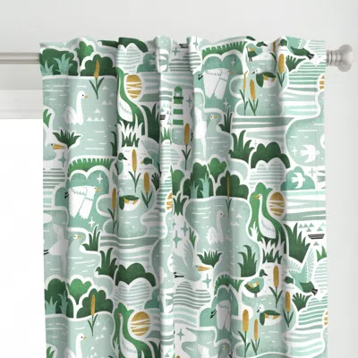 Spoonflower Danube Delta - Xl Curtain Panel
