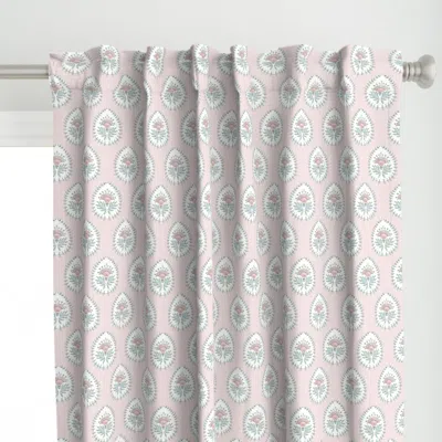 Spoonflower Daphne Petal Pinks Copy Curtain Panel