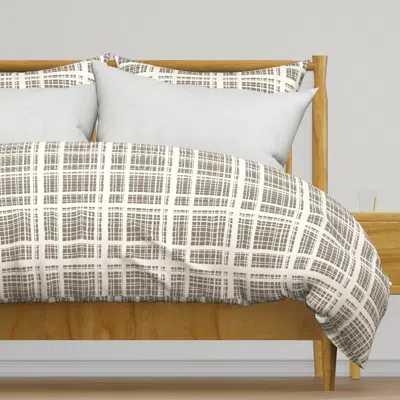 Spoonflower Darker-04 Duvet Cover In Neutral