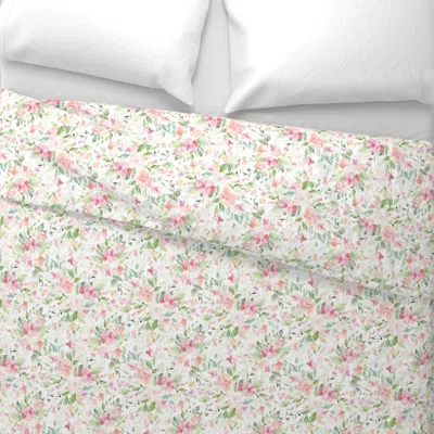 Spoonflower Darling Spring Florals Euro Pillow Sham