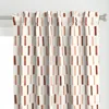 Spoonflower Dash - Block Print Boho  Curtain Panel