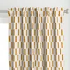 Spoonflower Dash - Block Print Boho  Curtain Panel