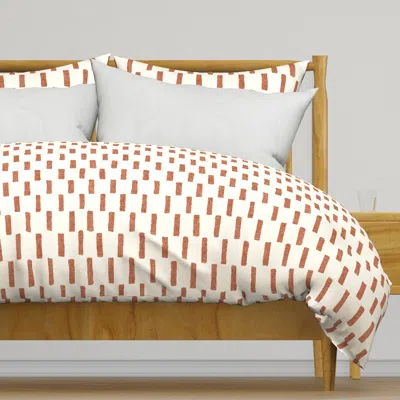 Spoonflower Dash - Block Print Boho  - Duvet Cover