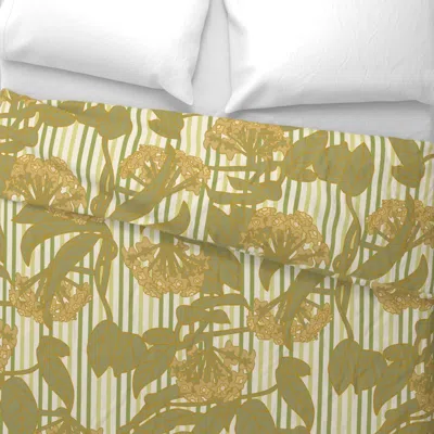 Spoonflower Dear Frances In Soft Green Wide Cotton Sateen 3.5 oz 26" X 20" Standard Knife Edge