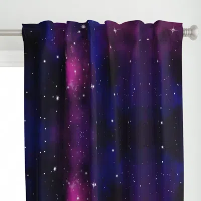 Spoonflower Deep Stars Universe Curtain Panel