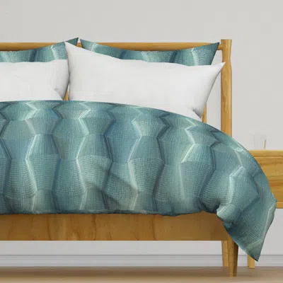 Spoonflower Delta Wave - Shoal Duvet Cover