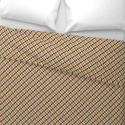Spoonflower Desert Chevron (micro) Wide Cotton Sateen 3.5 oz 26" X 20" Standard Knife Edge