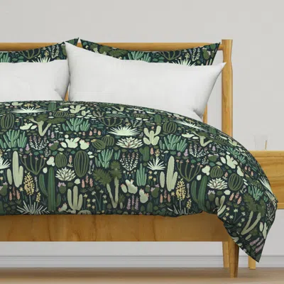 Spoonflower Desert Garden Duvet Cover