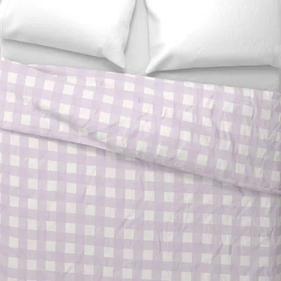 Spoonflower Dfd0df On Cream White Cross Hatch Plaid Euro Pillow Sham