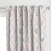 Spoonflower Diamond Grid With Small Curtain Panel