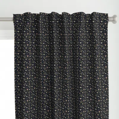 Spoonflower Ditsy Gentle Flora Curtain Panel