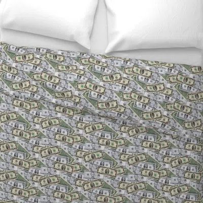 Spoonflower Dollars Wide Cotton Sateen 3.5 oz 26" X 20" Standard Knife Edge