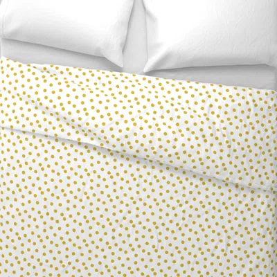 Spoonflower Dots // Golden Sun Southwest Cowgirl Wide Cotton Sateen 3.5 oz 26" X 20" Standard Knife Edge