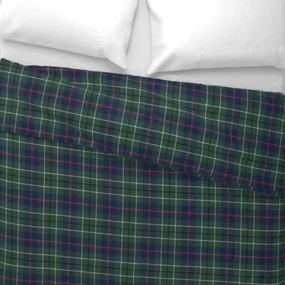 Spoonflower Duncan Tartan Plaid (m) Wide Cotton Sateen 3.5 oz 26" X 20" Standard Knife Edge