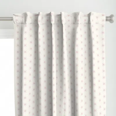 Spoonflower Eaced0 And Cream Stars Curtain Panel