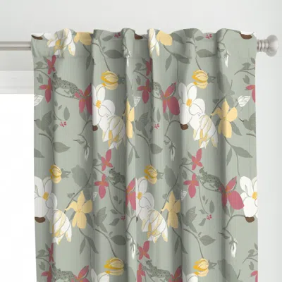 Spoonflower Eden In Bloom - 24in - Curtain Panel