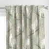 Spoonflower Egrets & Willow Curtain Panel
