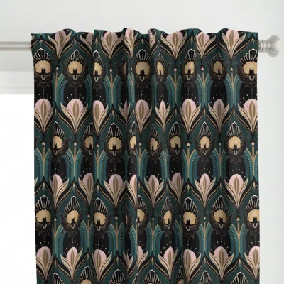 Spoonflower Elegant Art Deco Bats And Curtain Panel