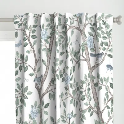 Spoonflower Elsie's Garden In Custom Curtain Panel