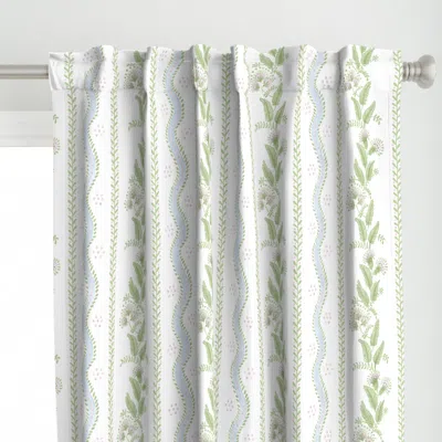 Spoonflower Emma Stripe Custom Gina2 Curtain Panel