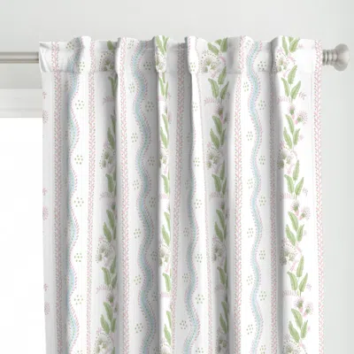 Spoonflower Emma Stripe Custom Gina3 Curtain Panel