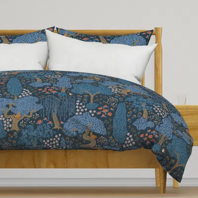 Spoonflower Enchanted Woodland Secret Duvet Cover
