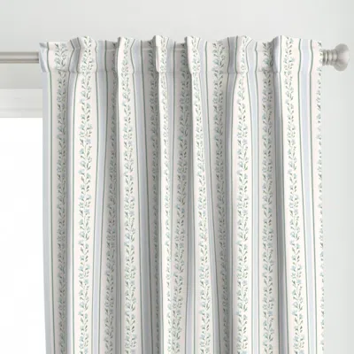 Spoonflower English Country Floral Curtain Panel