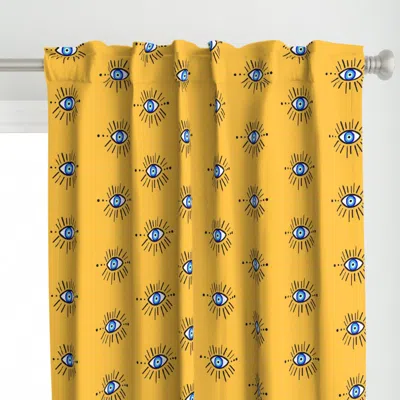 Spoonflower Evil Eye 3 Curtain Panel