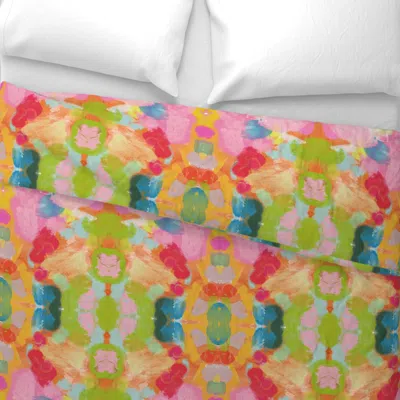 Spoonflower Extra Large Abstract Painting Euro Pillow Sham