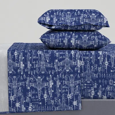 Spoonflower F-18 Blueprints // Small Full Sheet Set