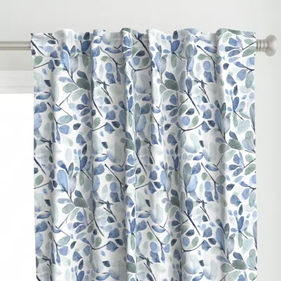Spoonflower Faded Watercolor Curtain Panel